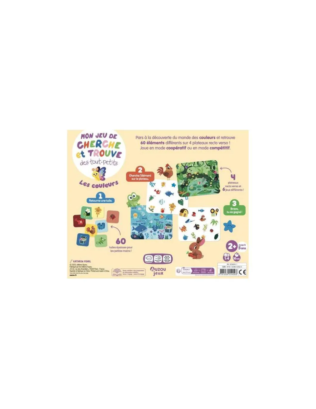 Mon jeu de cherche et trouve des tout petits - Auzou