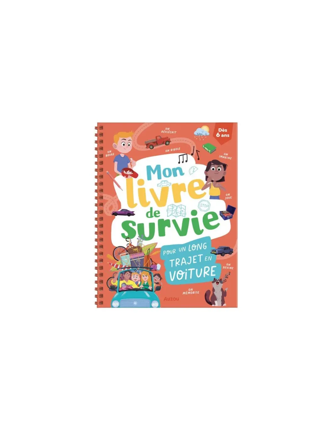 Mon livre de survie pour un long trajet en voiture - Auzou