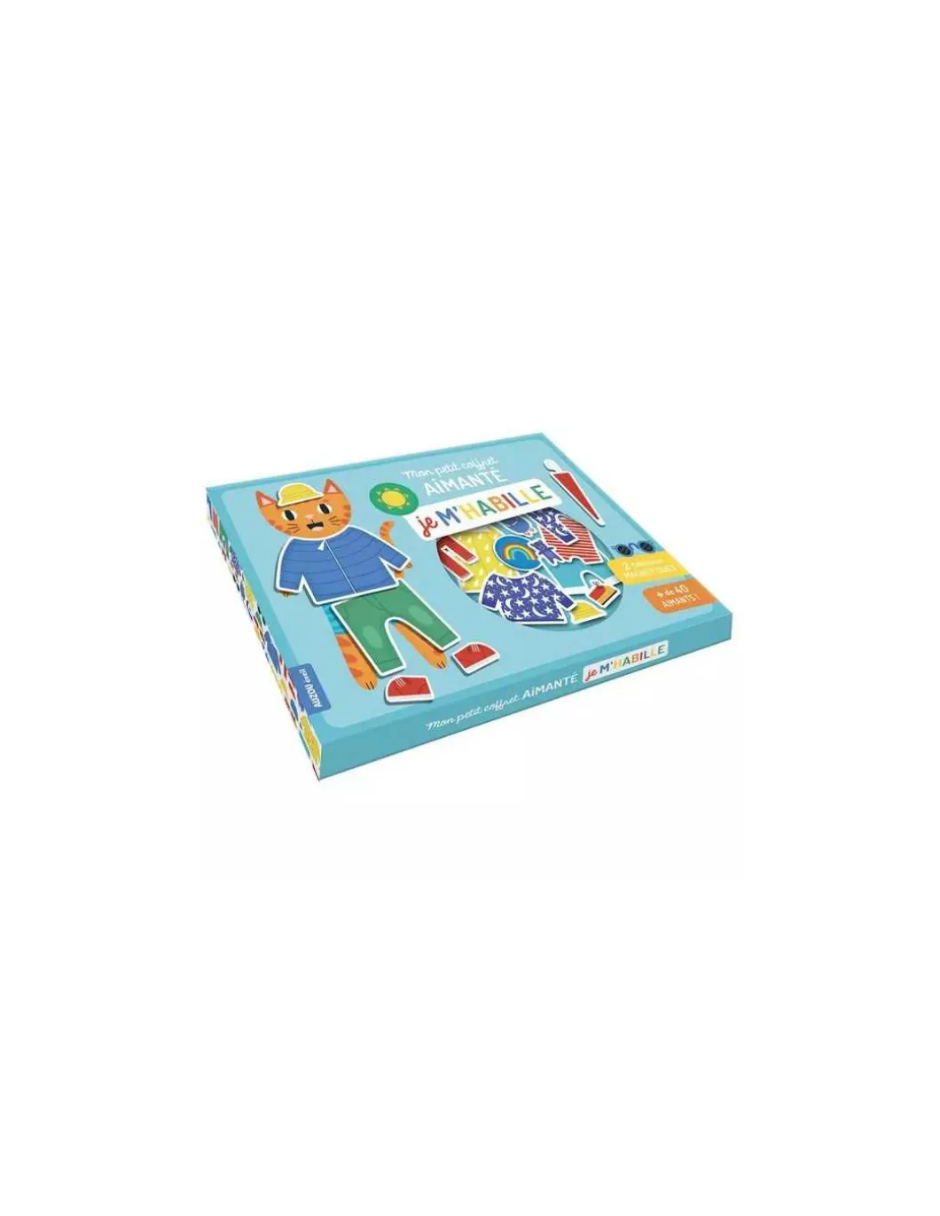 Mon petit coffret aimanté je m'habille - Auzou