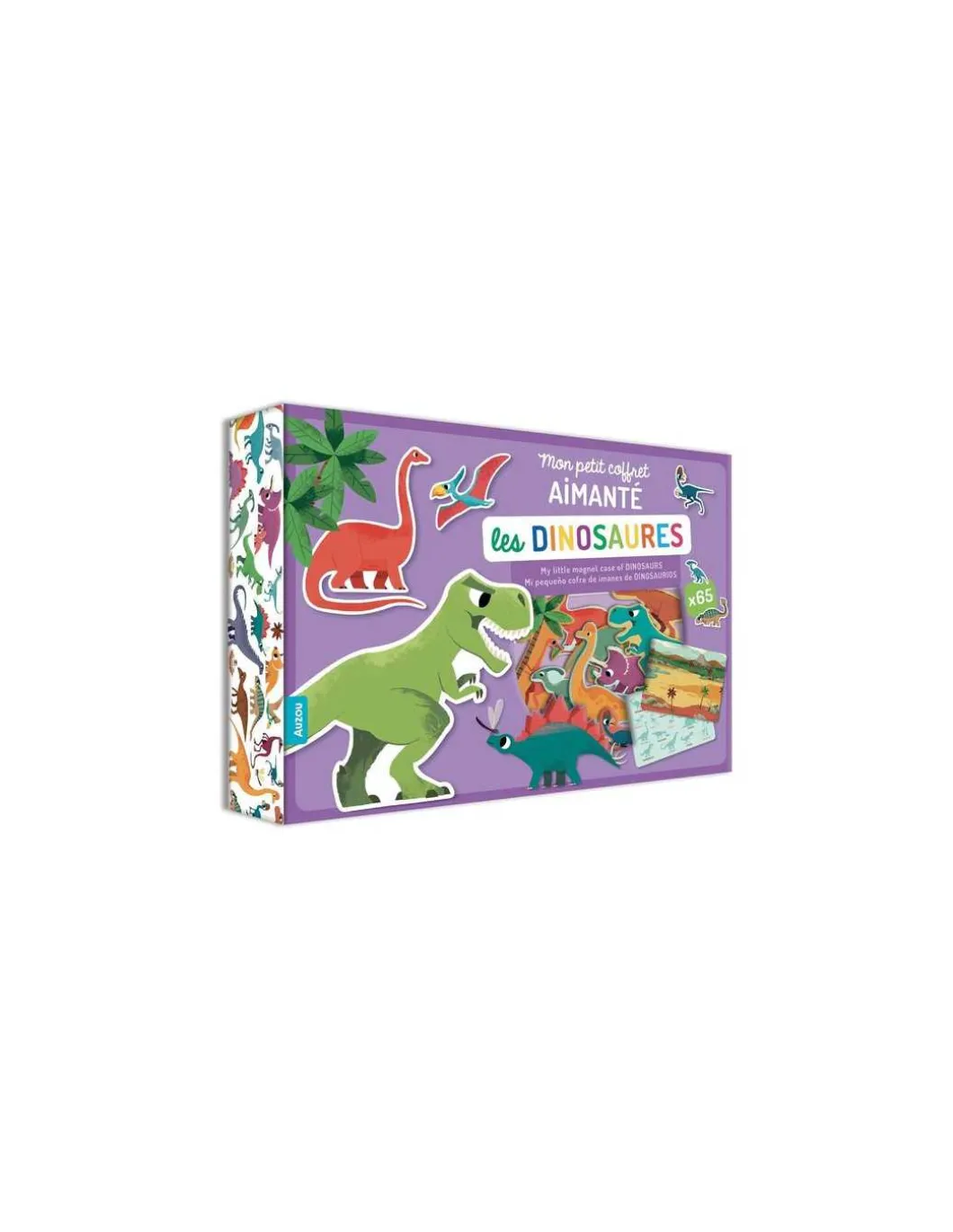 Mon petit coffret aimanté les dinosaures - Auzou