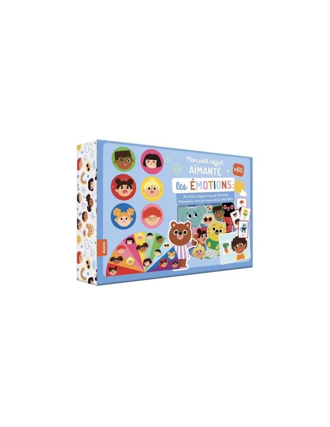 Mon petit coffret aimanté Les émotions - Auzou