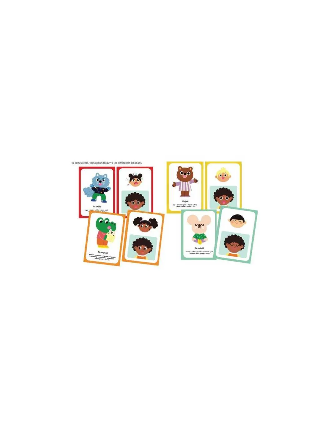 Mon petit coffret aimanté Les émotions - Auzou
