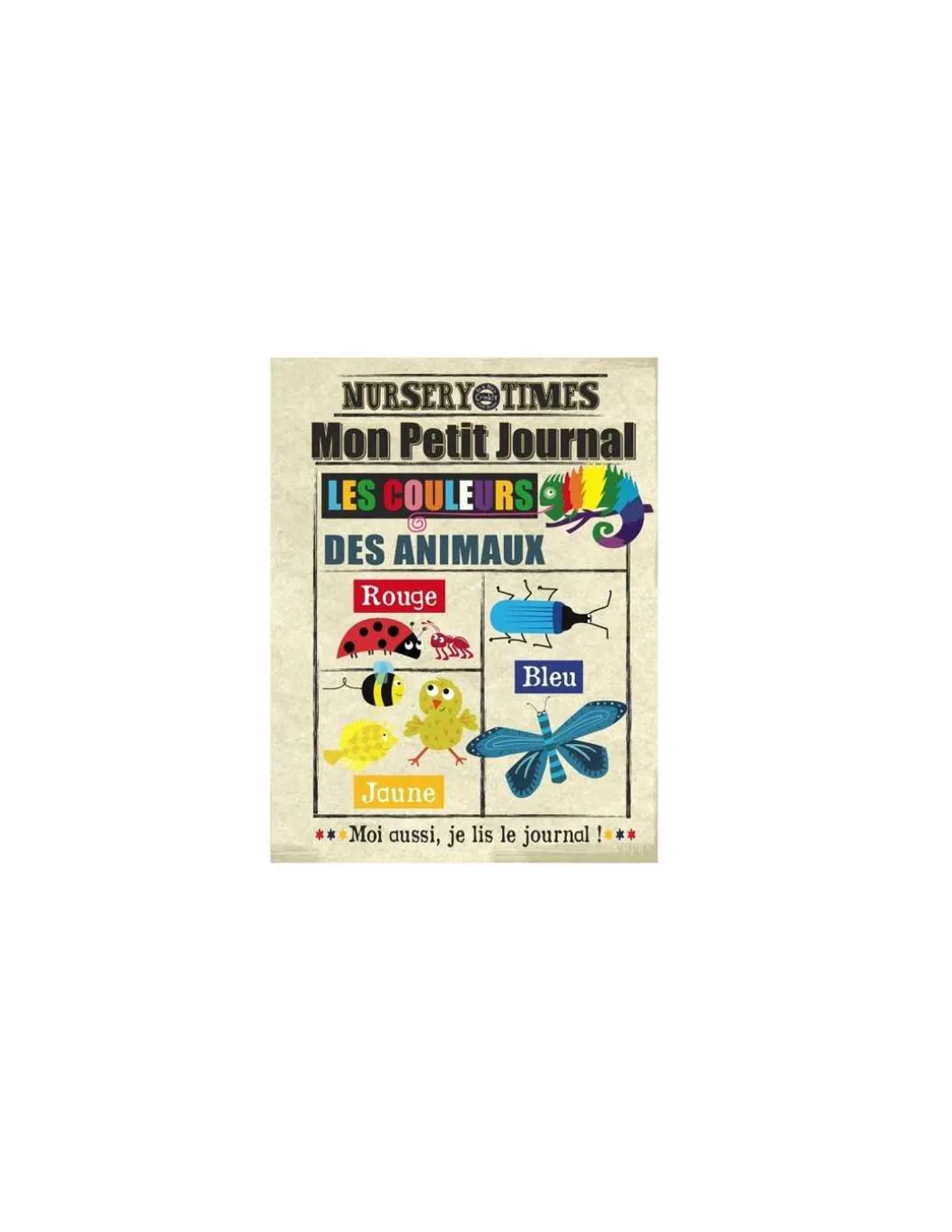 Mon petit journal les couleurs des animaux - Crinkly