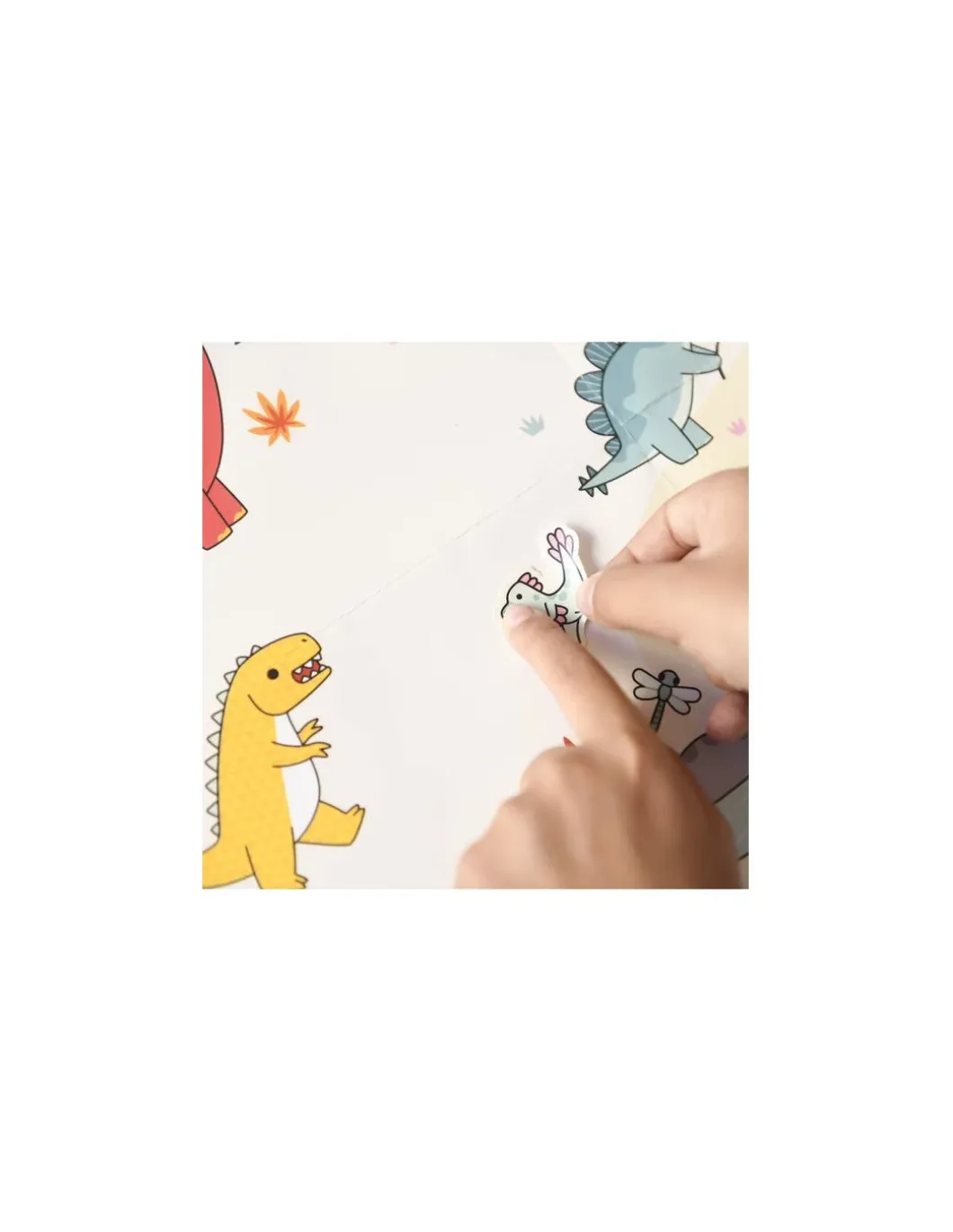 Mon poster créatif Dinosaures - Poppik