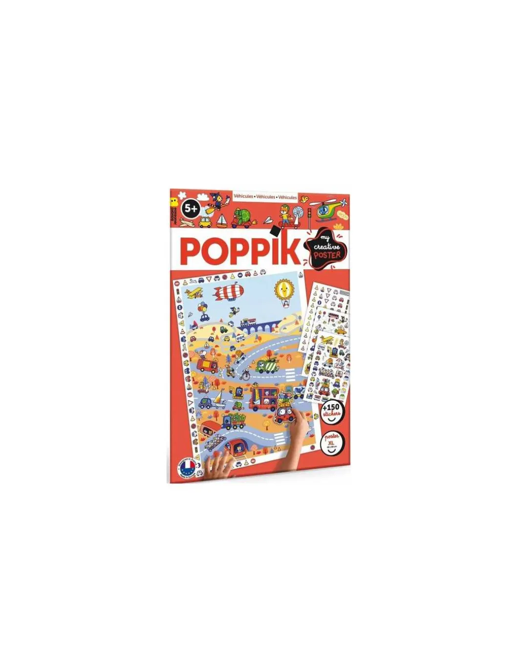 Mon poster créatif véhicules - Poppik
