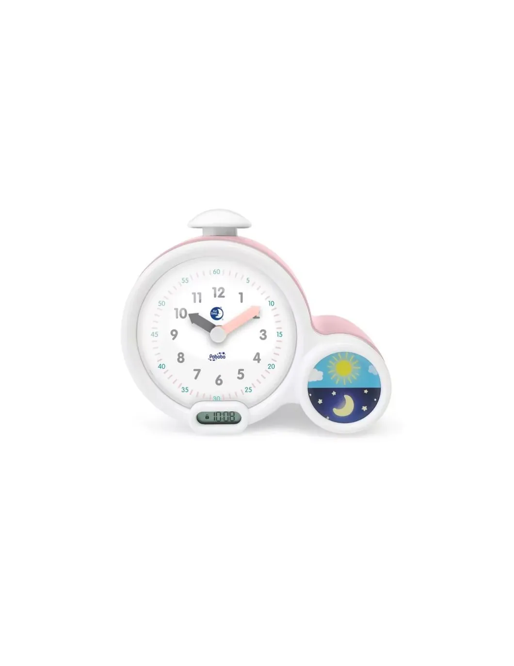 Mon premier réveil Kid'Sleep Clock rose - Pabobo