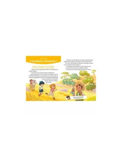 Mon roman énigme - mission animaux - aventures dans la savane - Auzou