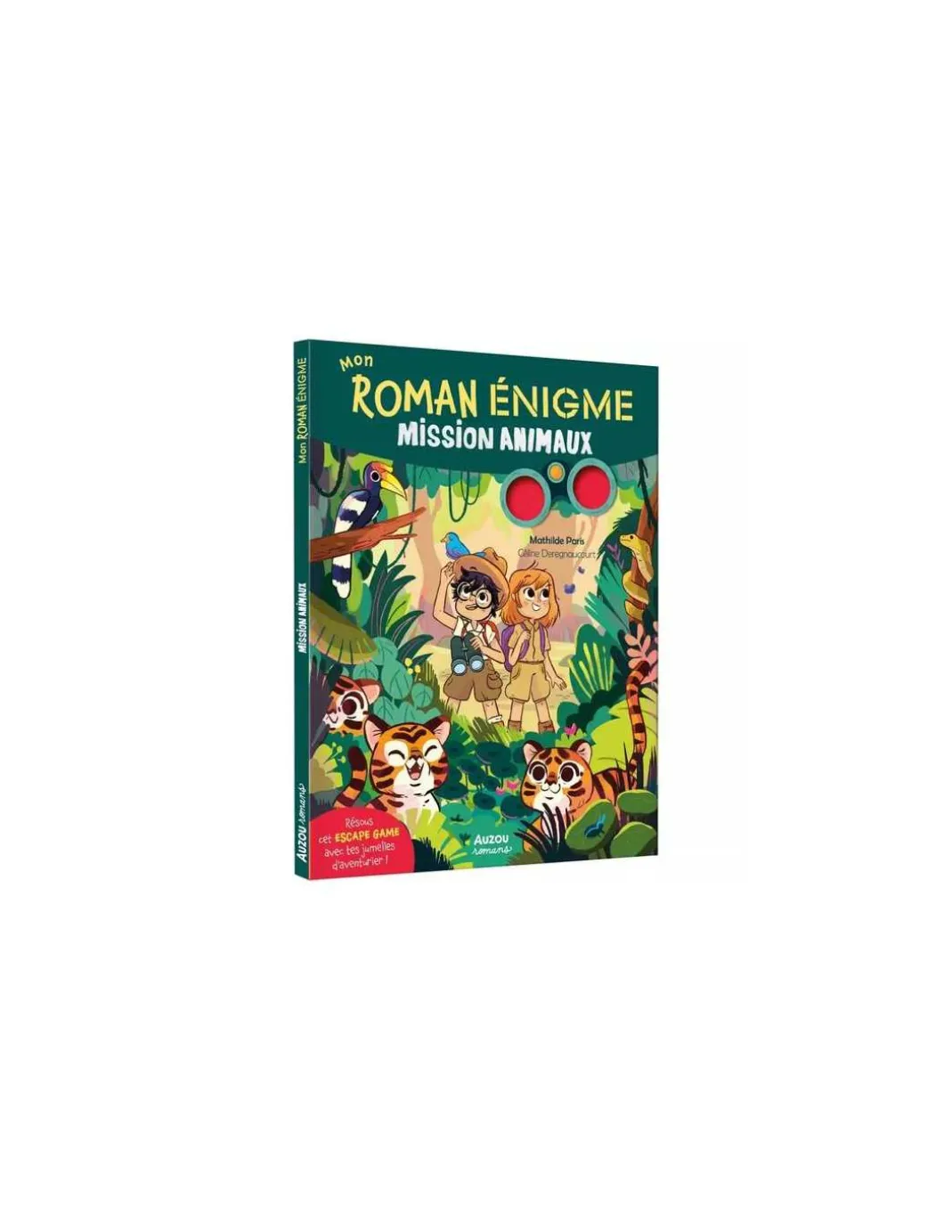 Mon roman énigme - mission animaux - Auzou