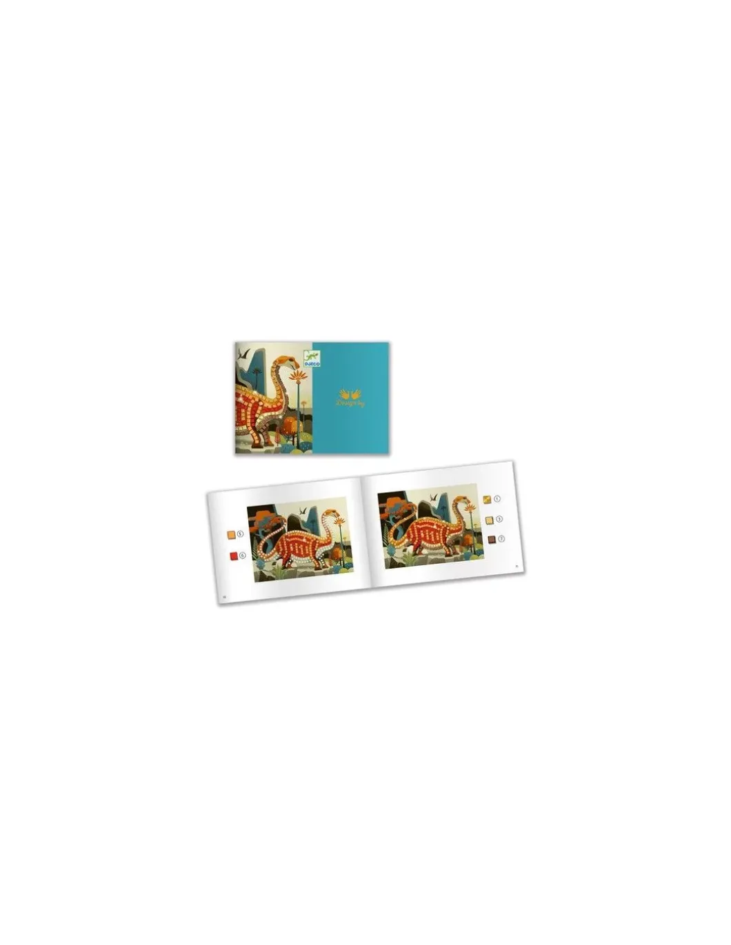 Mosaïques dinosaures - Djeco