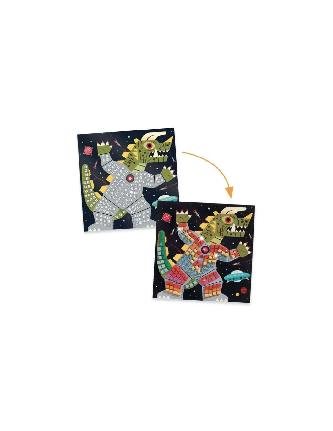 Mosaïques Space battle - Djeco