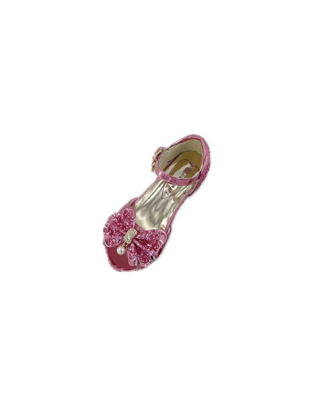 Mules à Nœuds et Paillette Rose 3 - 4 ans - Labay