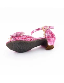 Mules à Nœuds et Paillette Rose 3 - 4 ans - Labay
