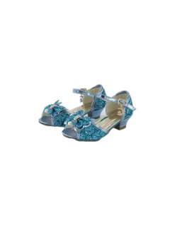 Mules à Nœuds et Paillette bleu 5 - 7 ans - Labay