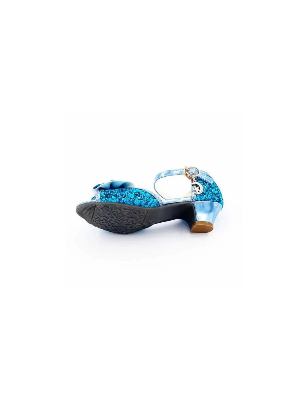 Mules à Nœuds et Paillette bleu 5 - 7 ans - Labay