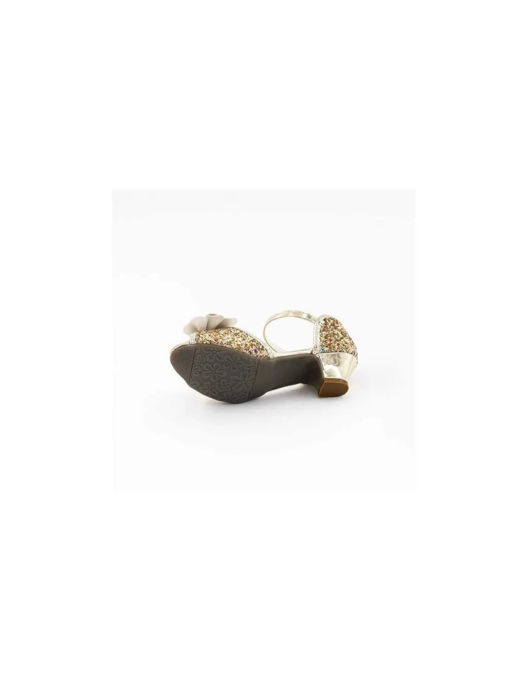 Mules à Nœuds et Paillette dorée 5 - 7 ans - Labay