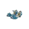 Mules à Nœuds et Paillette Bleu 3 - 4 ans - Labay