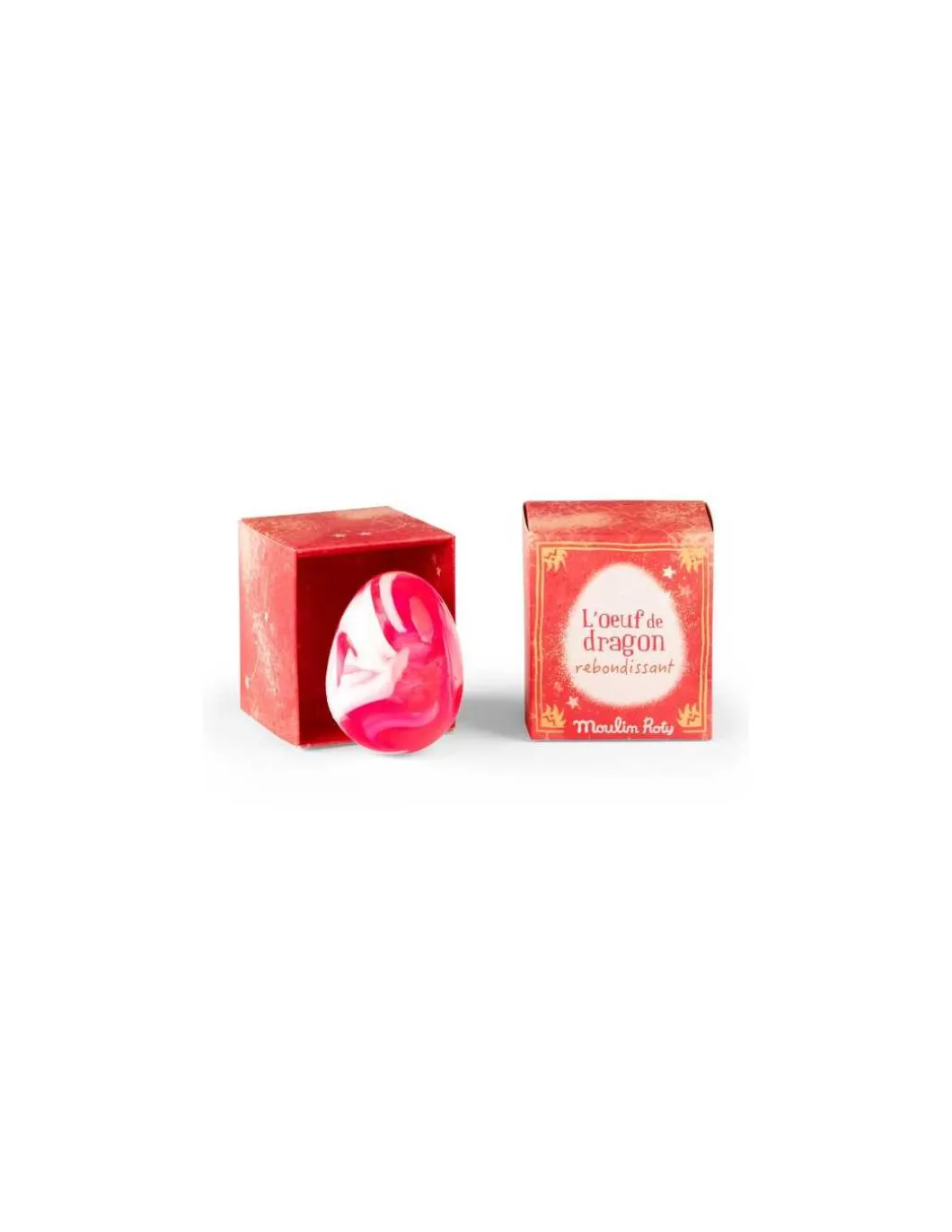 Oeuf de dragon rose rebondissant - Moulin Roty