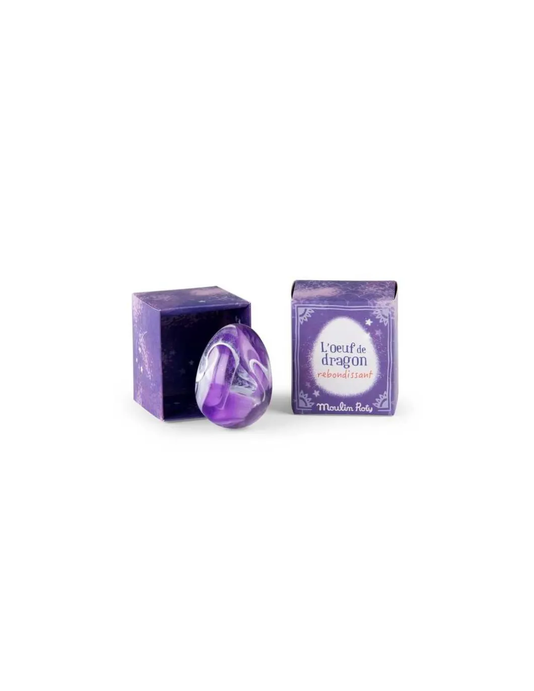 Oeuf de dragon violet rebondissant - Moulin Roty