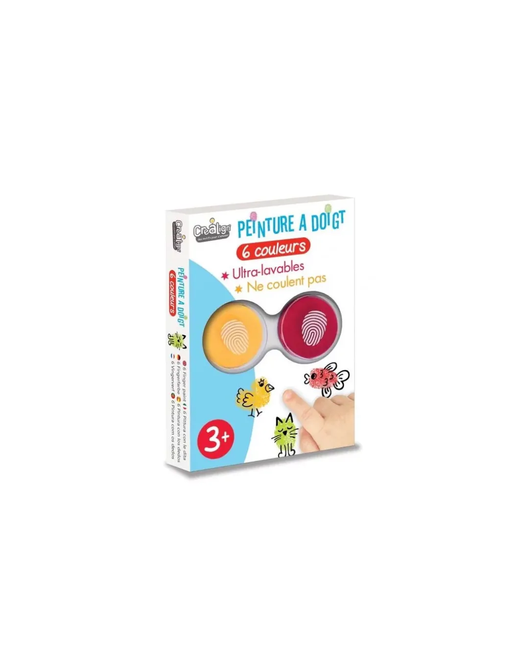 Pack 6 encreurs à doigt - CréaLign'
