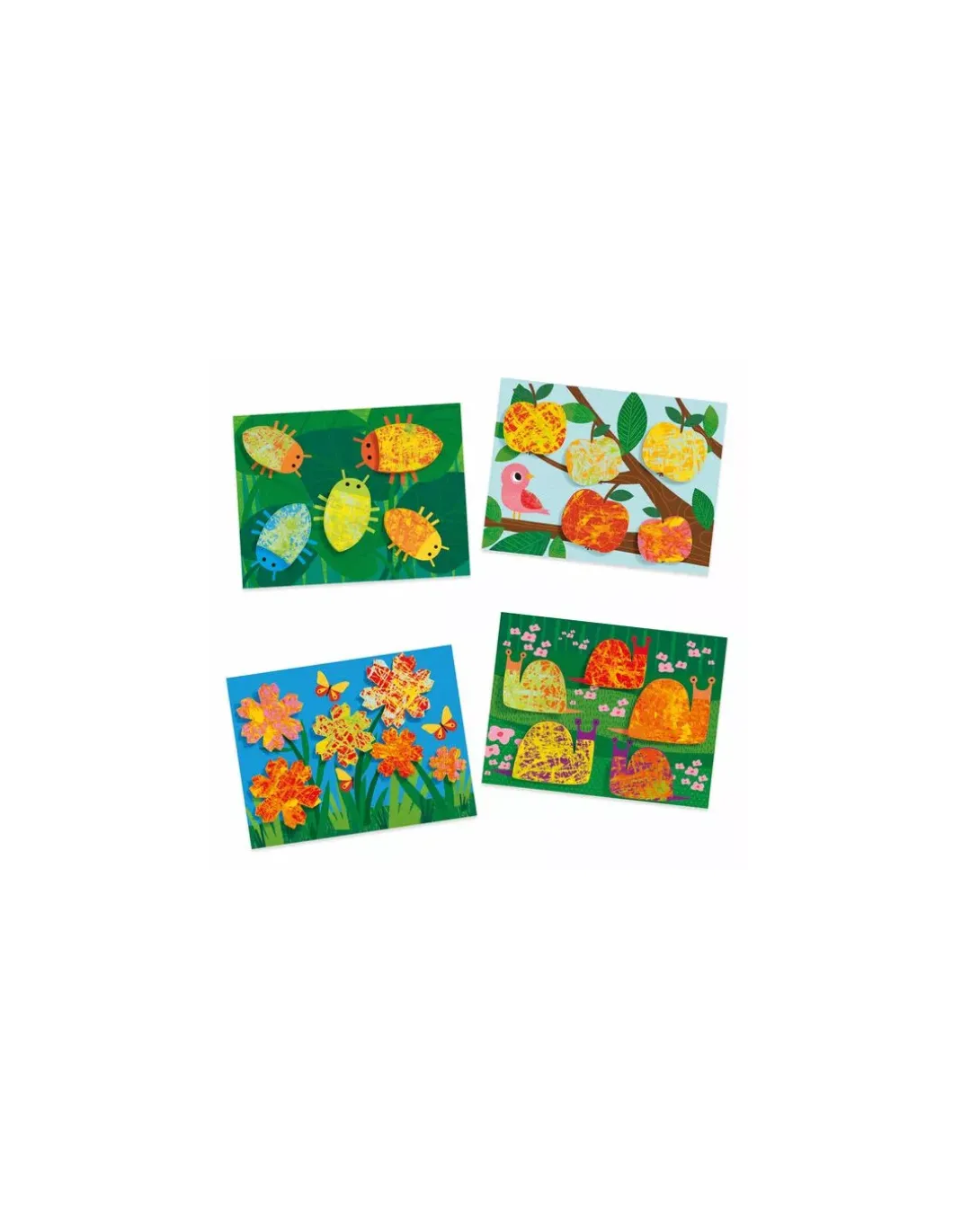 Peindre avec des billes nature multicolore - Djeco