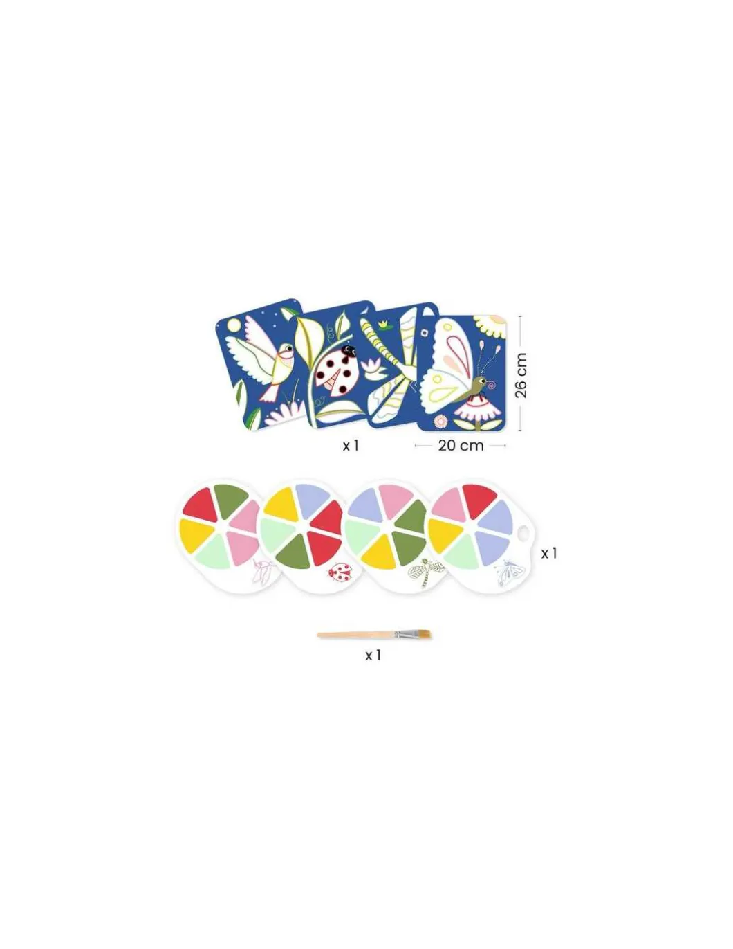 Peinture à la palette Les Petites Bêtes - Djeco