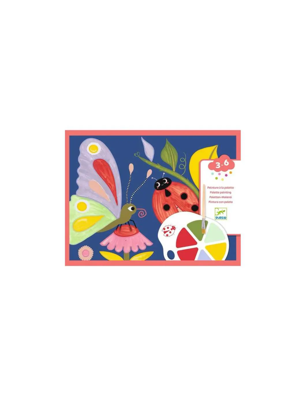 Peinture à la palette Les Petites Bêtes - Djeco