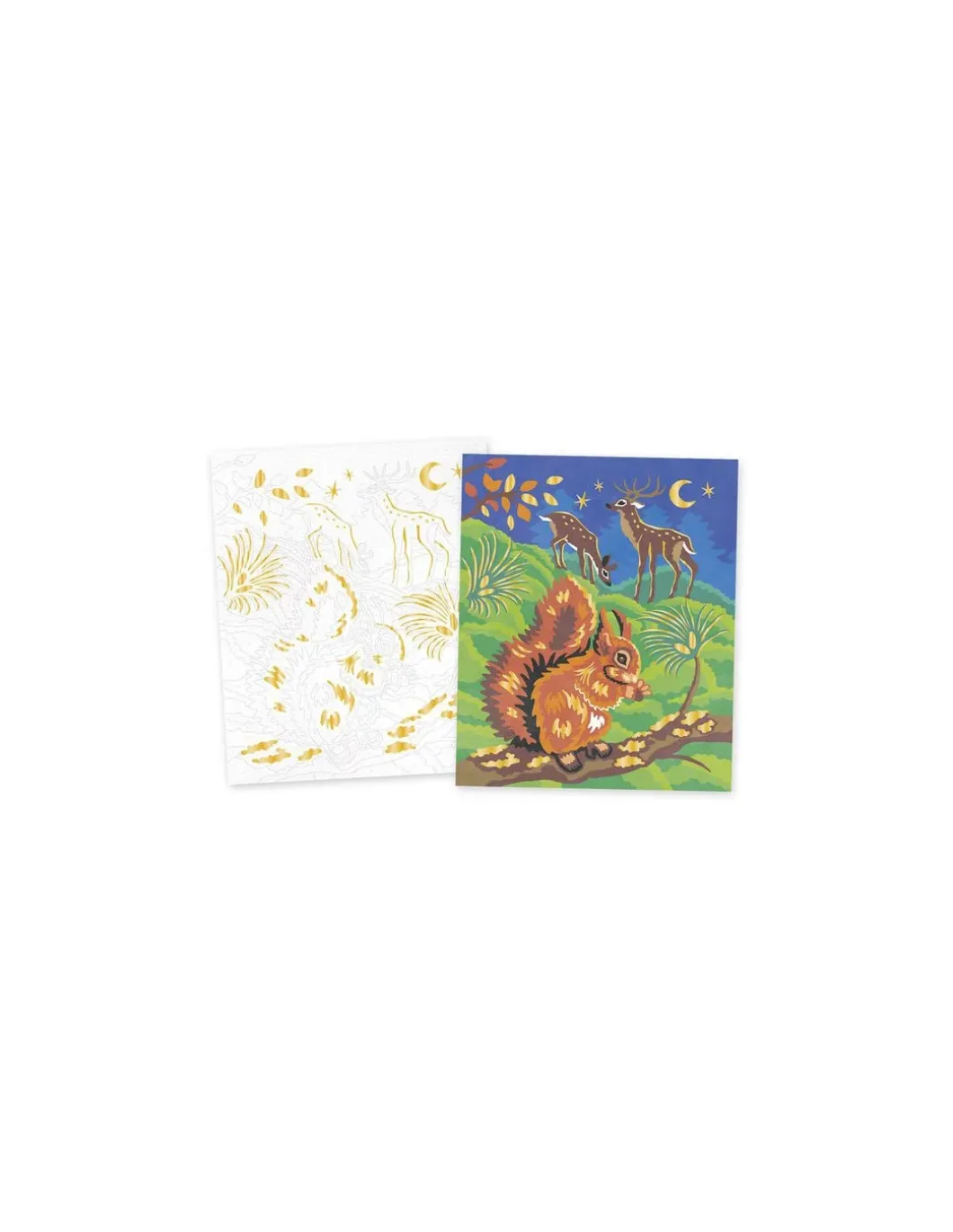 Peinture au numéro animaux de la forêt - Janod