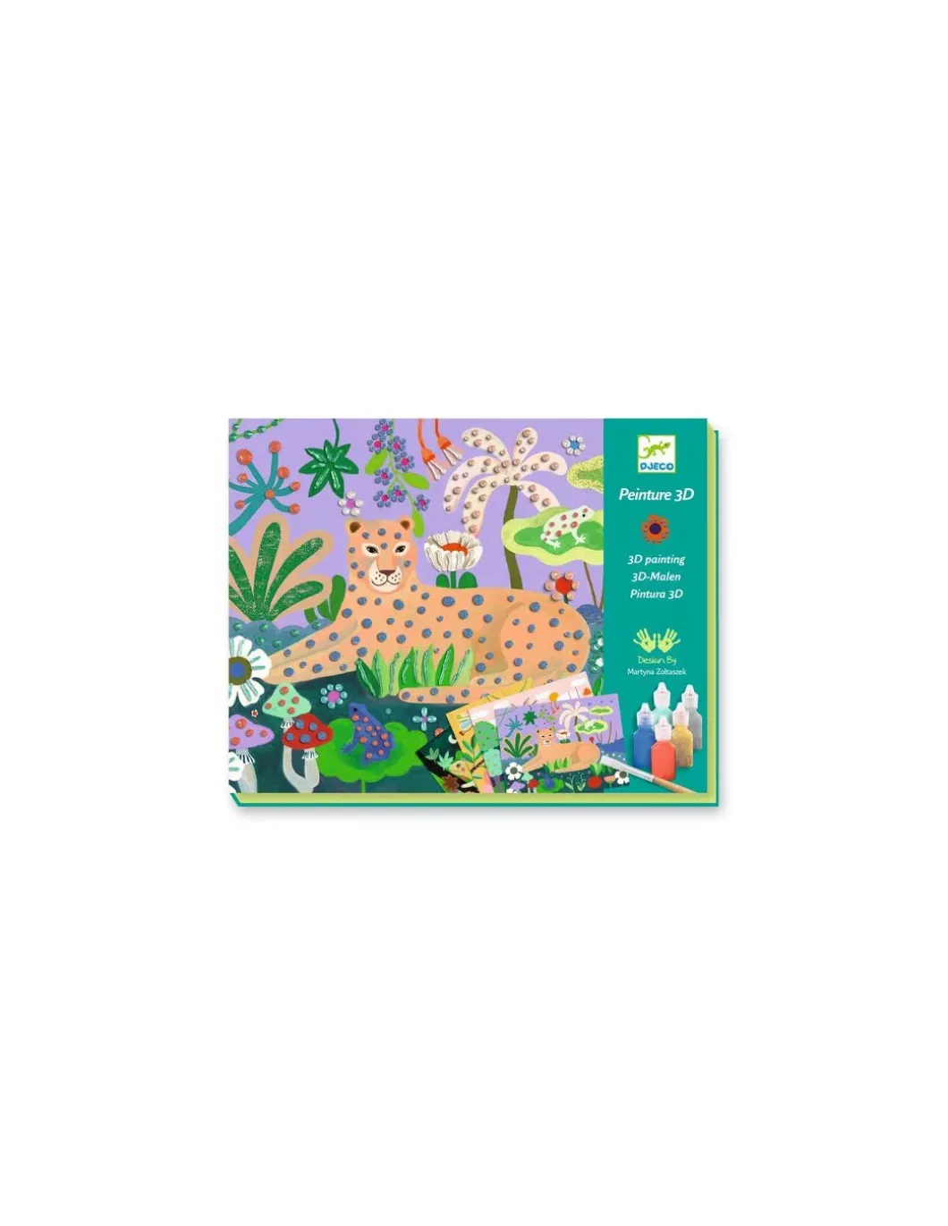Peinture 3D Forêt tropicale - Djeco