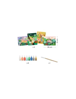 Peinture 3D Forêt tropicale - Djeco