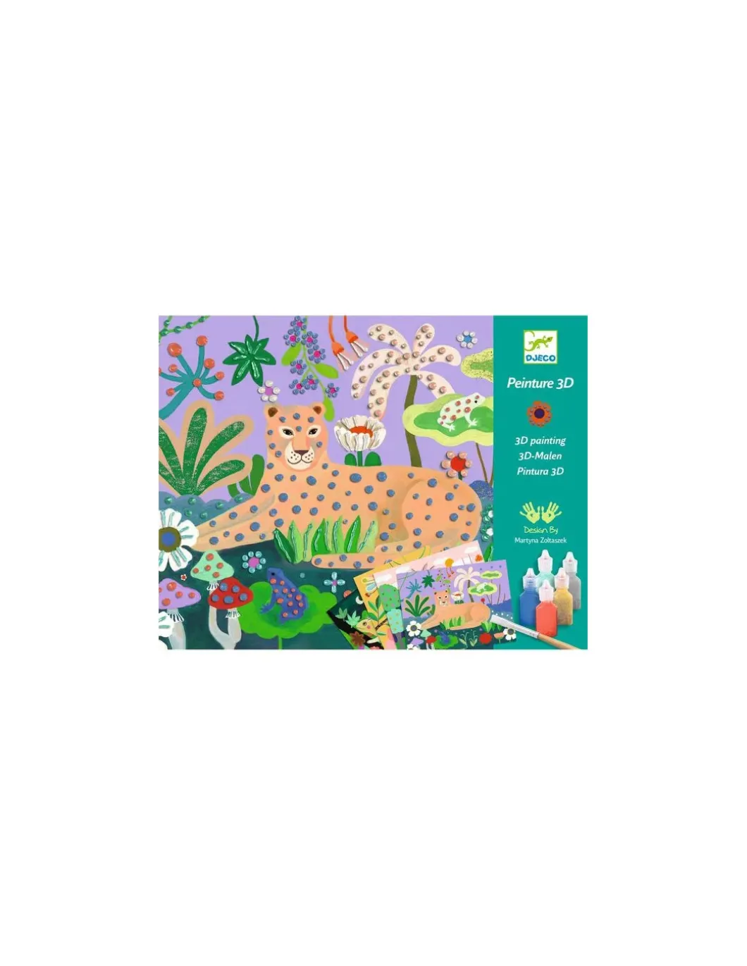Peinture 3D Forêt tropicale - Djeco