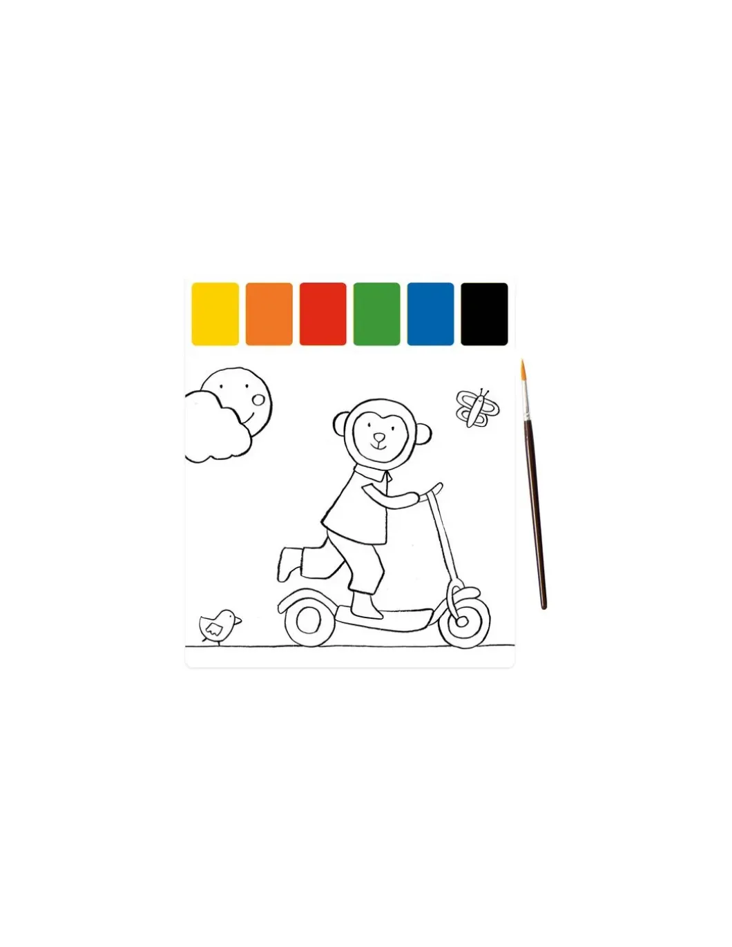 Peinture palette magique Les Popipop - Moulin Roty