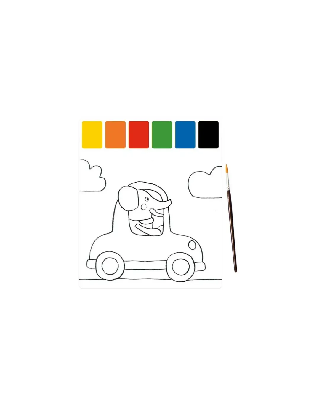 Peinture palette magique Les Popipop - Moulin Roty