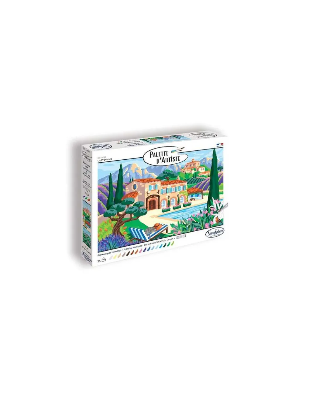 Peinture par numéros La Provence Palette d'artiste - Sentosphère