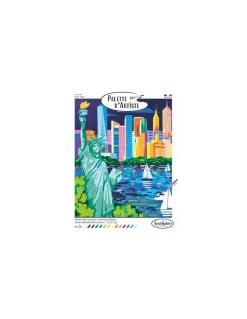 Peinture par numéros New York Palette d'artiste - Sentosphère