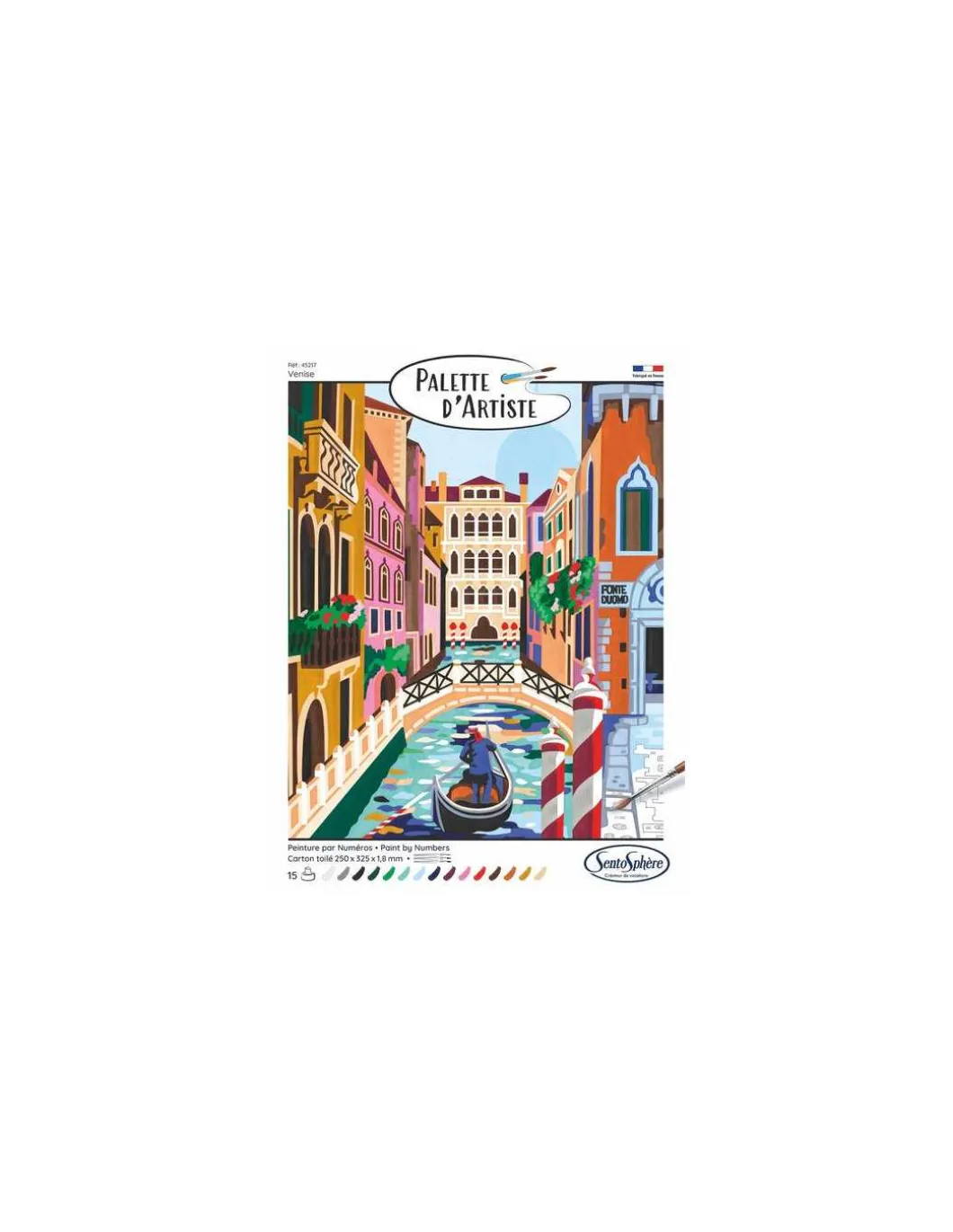 Peinture par numéros Venise Palette d'artiste - Sentosphère