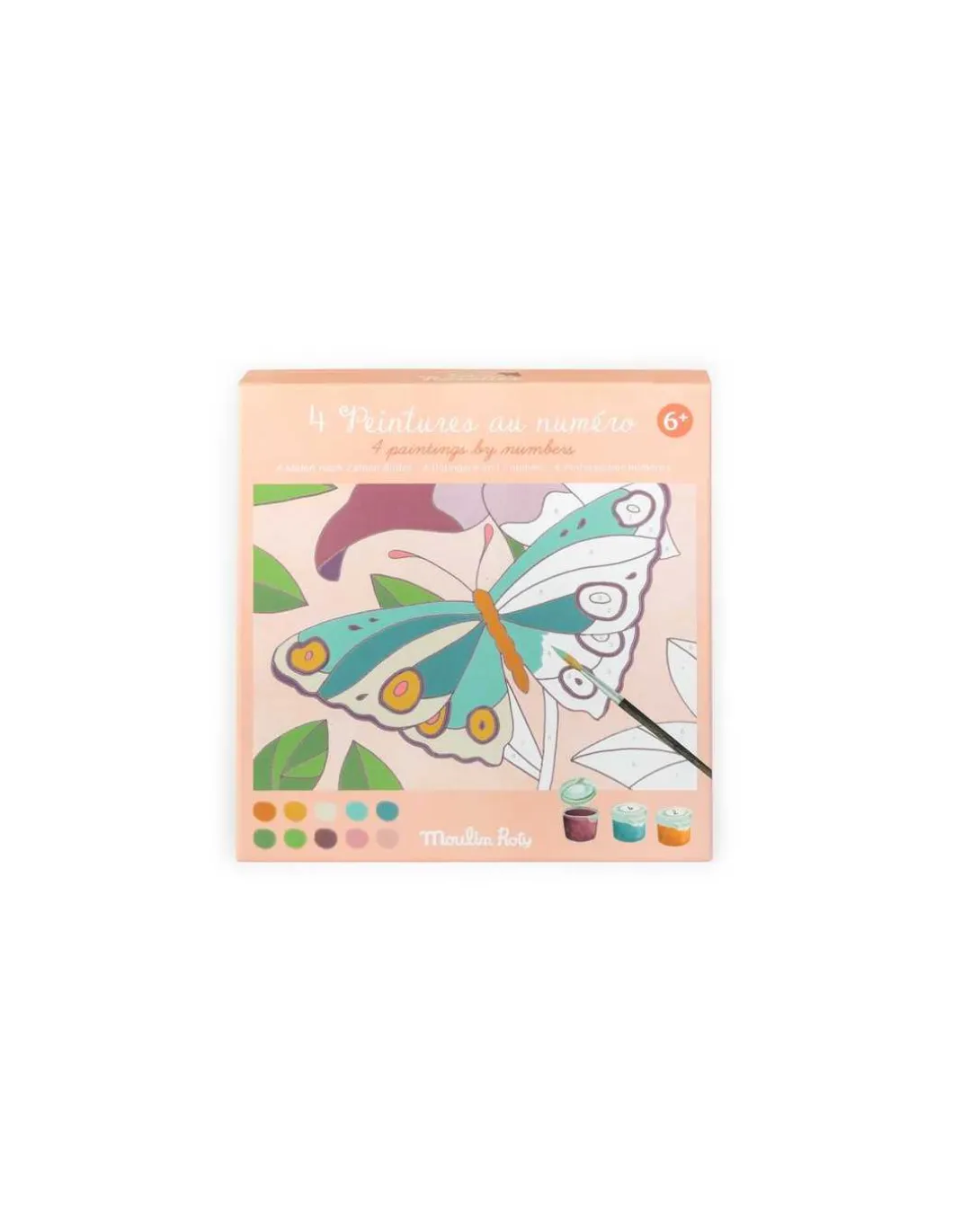 Peintures au numéro Les Rosalies - Moulin Roty