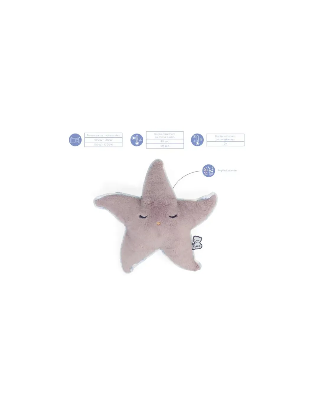 Peluche bien-être étoile de mer Petit calme - Kaloo