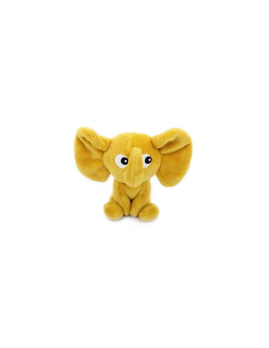 Peluche Dimoitou l'éléphant jaune moutarde - Les Ptipotos by Déglingos