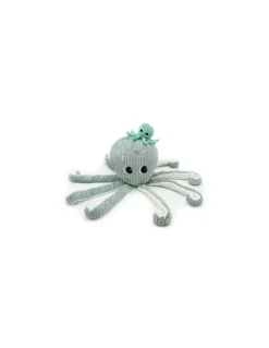 Peluche Filou la pieuvre vert menthe - Les Ptipotos by Déglingos