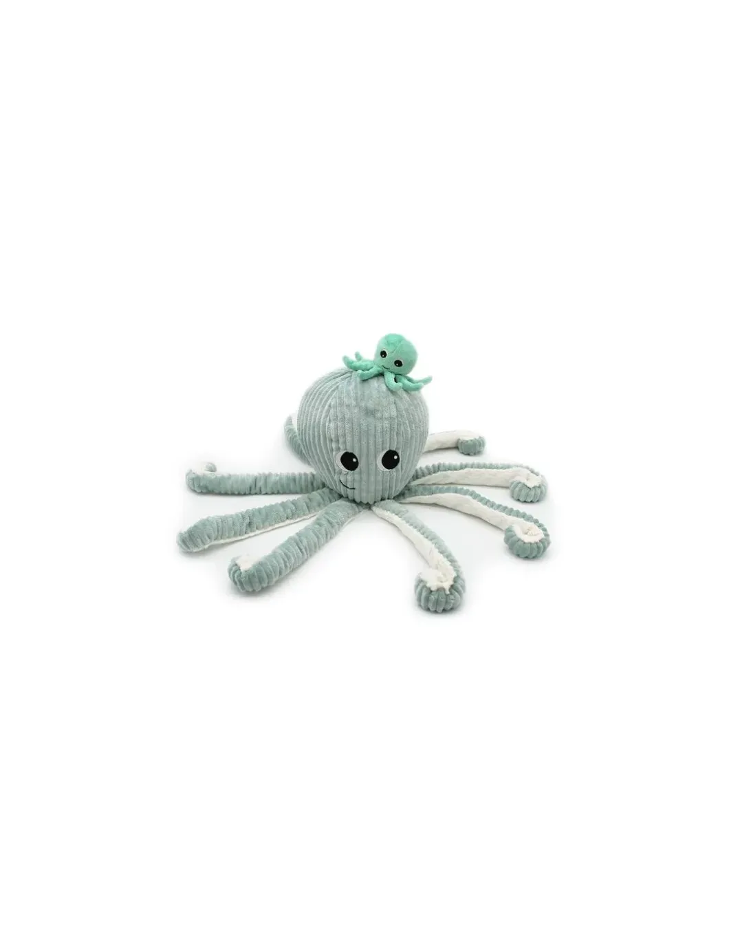 Peluche Filou la pieuvre vert menthe - Les Ptipotos by Déglingos