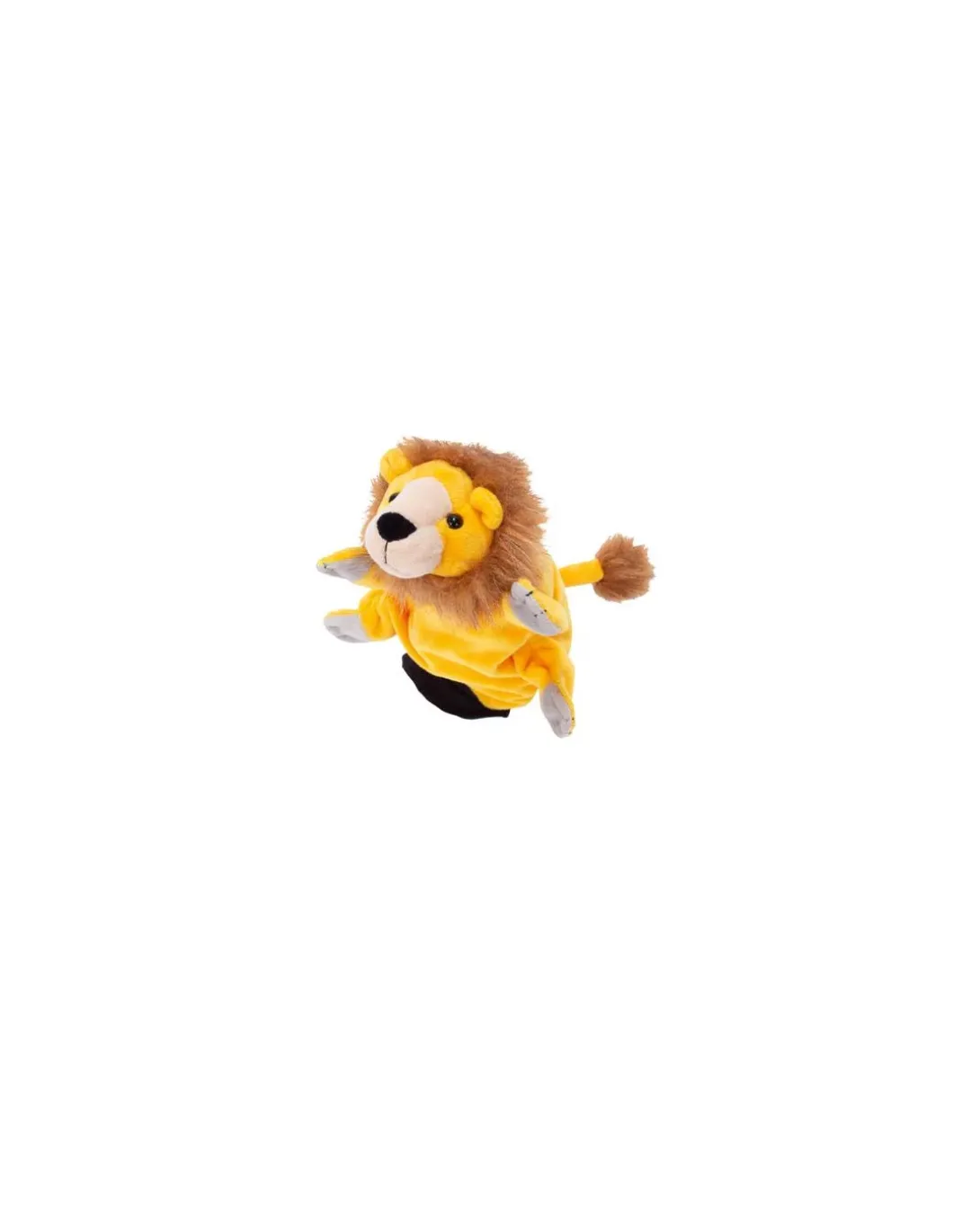 Peluche gant marionnette lion