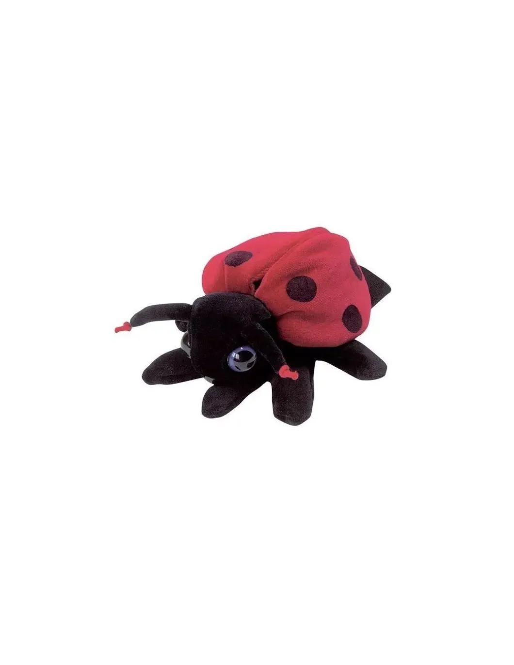 Peluche gant marionnette coccinelle