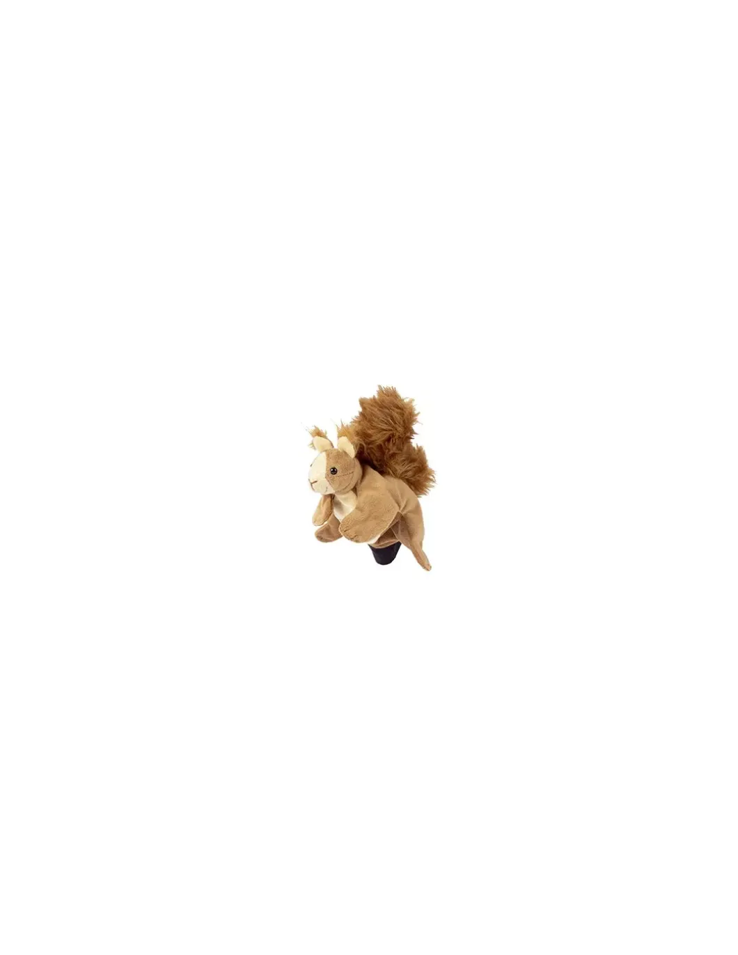 Peluche gant marionnette écureuil