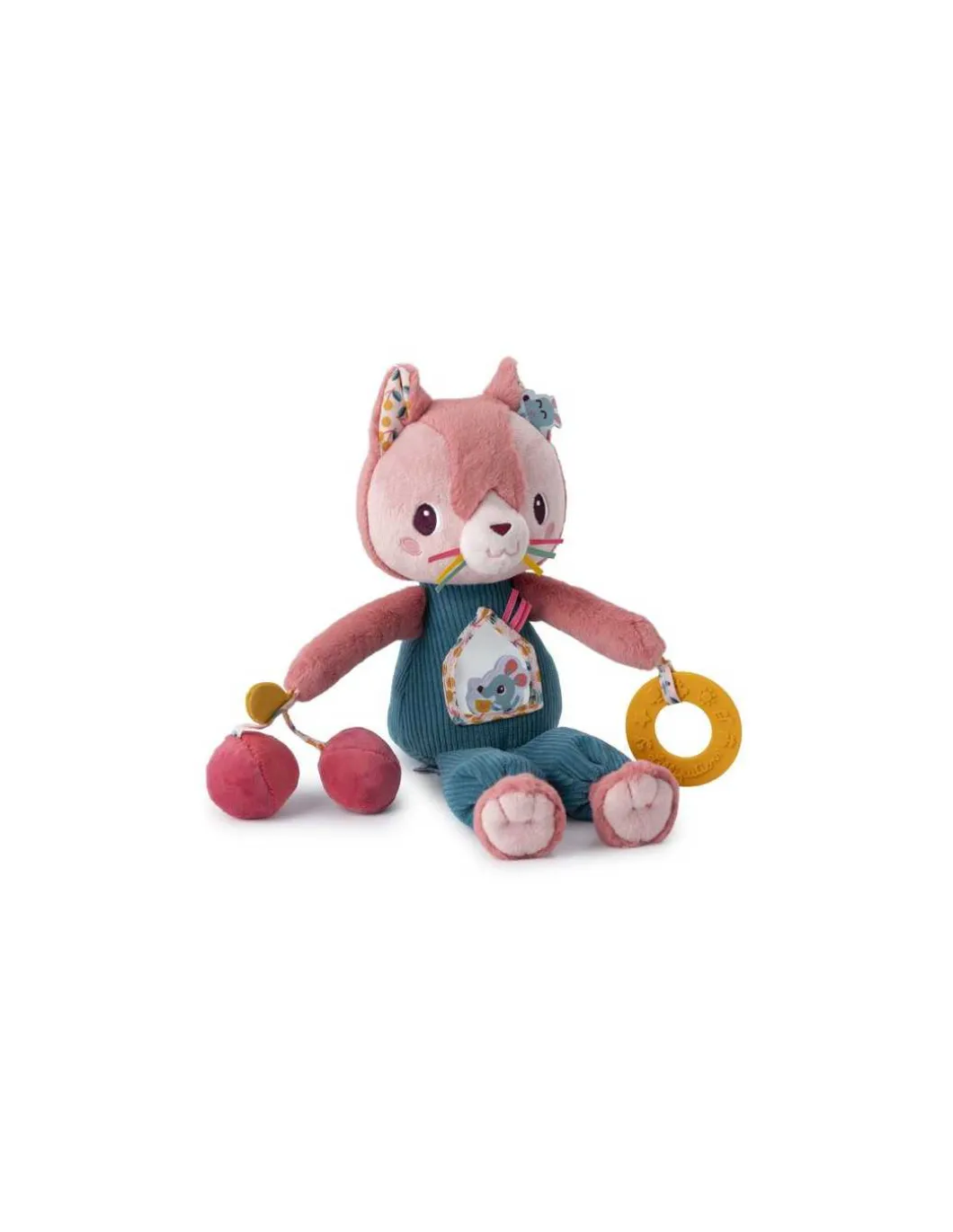 Peluche Jeanne chat multi-activités - Lilliputiens