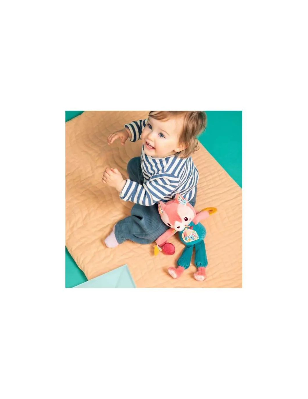 Peluche Jeanne chat multi-activités - Lilliputiens