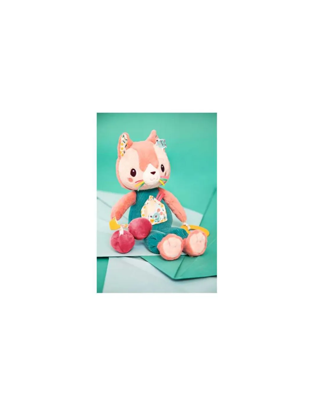 Peluche Jeanne chat multi-activités - Lilliputiens