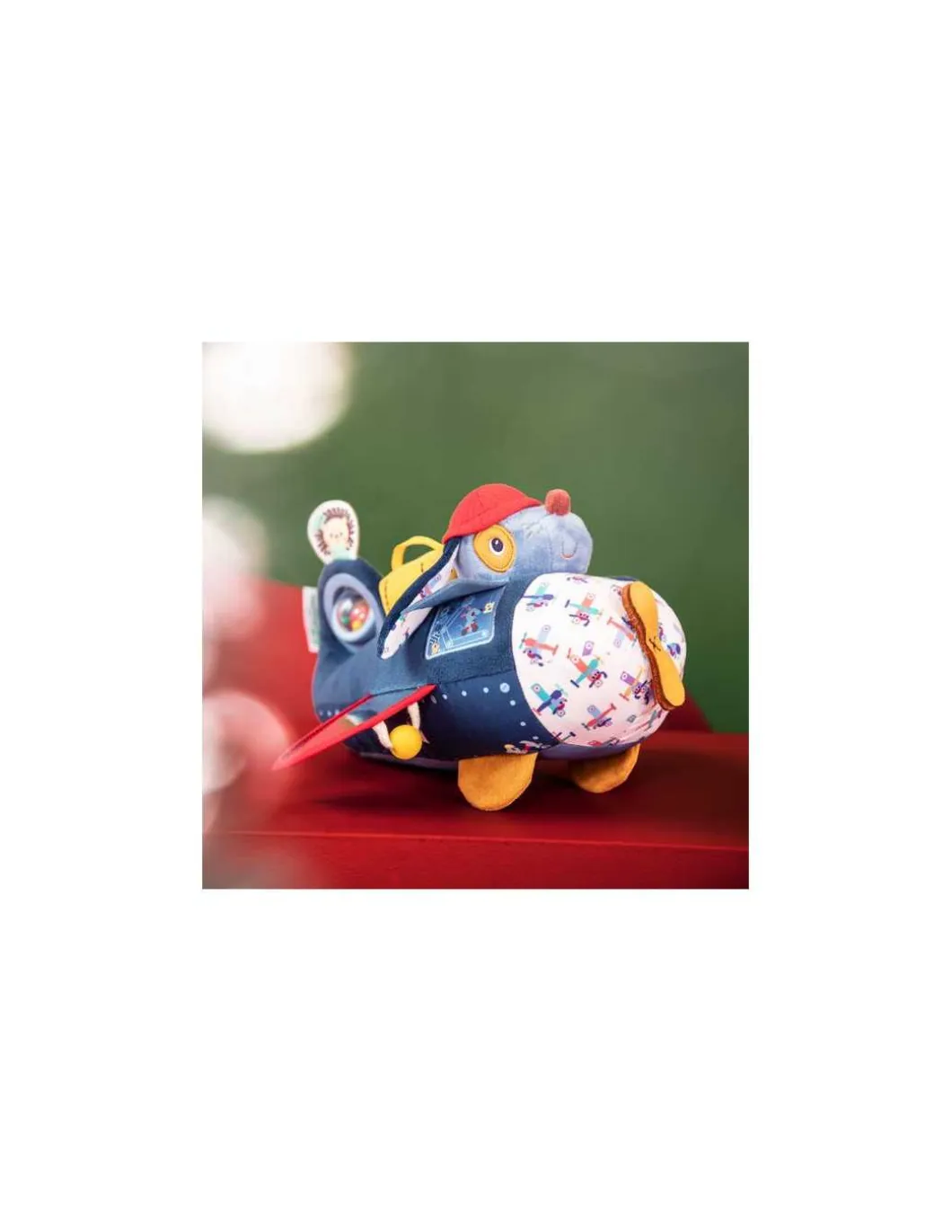 Peluche Jules avion d'activités - Lilliputiens