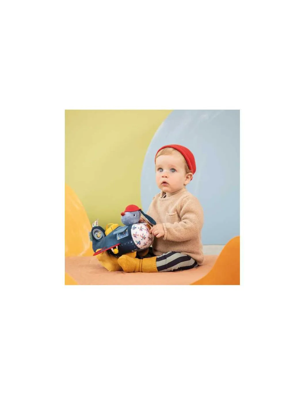 Peluche Jules avion d'activités - Lilliputiens
