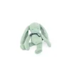 Peluche Lapin Méloé 37 cm vert sauge - Maïlou Tradition