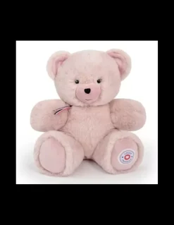 Peluche L'ours français 35 cm Rose pastel